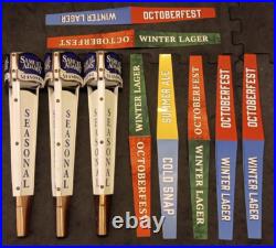 Lot Of 10 Samuel Adams Beer Tap Handles Lot Beer Collector Bar Closure Lot