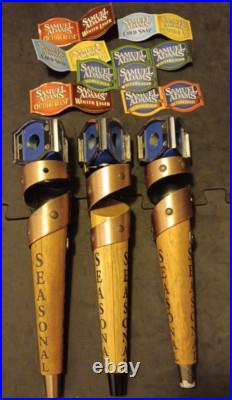 Lot Of 10 Samuel Adams Beer Tap Handles Lot Beer Collector Bar Closure Lot