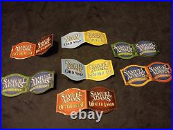 Lot Of 10 Samuel Adams Beer Tap Handles Lot Beer Collector Bar Closure Lot