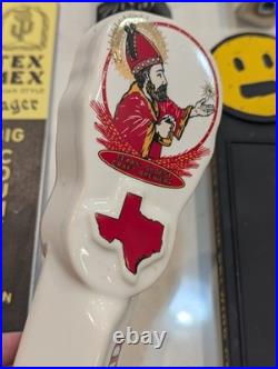 Lot Of 11 Used Beer Tap Handles Saint Arnold, Stella Artois, Ale, Lager, Random