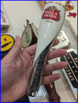 Lot Of 11 Used Beer Tap Handles Saint Arnold, Stella Artois, Ale, Lager, Random