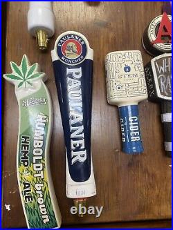Lot Of 16 Beer Taps Handles Great Decorations For Man caveFun Great Variety