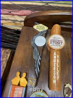 Lot Of 16 Beer Taps Handles Great Decorations For Man caveFun Great Variety