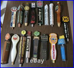 Lot Of (17) Beer Tap Handles. Please See Pictures
