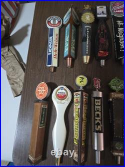 Lot Of (17) Beer Tap Handles. Please See Pictures