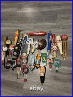 Lot Of 27 Beer Tap Handles Assorted Brands