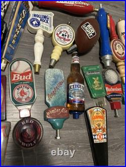 Lot Of 27 Beer Tap Handles Assorted Brands