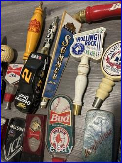 Lot Of 27 Beer Tap Handles Assorted Brands