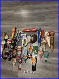 Lot Of 27 Beer Tap Handles Assorted Brands