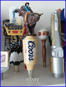 Lot Of 27 Vintage Original Promo Beer Tap Handles Coors Light Budweiser Ale