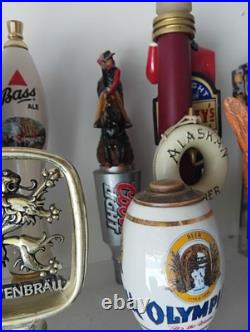 Lot Of 27 Vintage Original Promo Beer Tap Handles Coors Light Budweiser Ale