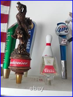 Lot Of 27 Vintage Original Promo Beer Tap Handles Coors Light Budweiser Ale