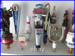 Lot Of 27 Vintage Original Promo Beer Tap Handles Coors Light Budweiser Ale Lot Of 27 Vintage Original Promo Beer Tap Handles Coors Light Budweiser Ale