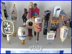 Lot Of 27 Vintage Original Promo Beer Tap Handles Coors Light Budweiser Ale