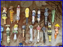 Lot Of 33 RARE Beer Tap Handles FAST SHIPPING