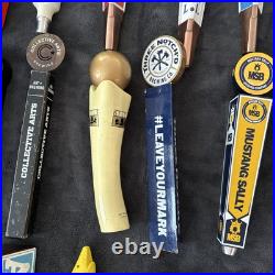 Lot Of 36 Draft Beer Tap Handles Assorted Brands