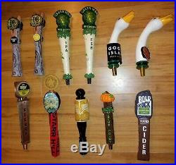 Lot Of 49 Mostly East Coast Area Beer Tap Handles Used See List Below