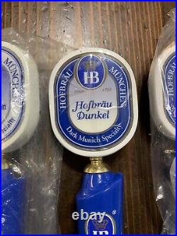 Lot Of 5 Hofbrauhaus Munchen Tap Handle Bar Man Cave Bar HB Some New Some Used