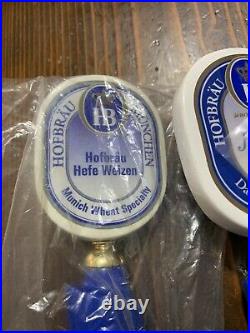 Lot Of 5 Hofbrauhaus Munchen Tap Handle Bar Man Cave Bar HB Some New Some Used