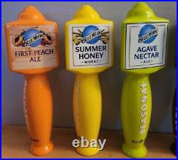 Lot Of 7 Blue Moon Brewing Co. Seasonal Tap Handles incl. RARE First Peach Ale