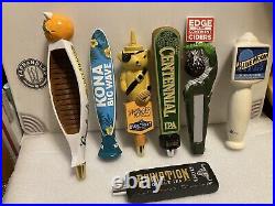 Lot Of 7 New Us Brewery Draft Beer Tap Handles. Read Below