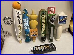 Lot Of 7 New Us Brewery Draft Beer Tap Handles. Read Below