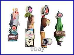 Lot Of Rare Miami Brewing Company BEER Tap Handles NEW Without Box Miami Vice
