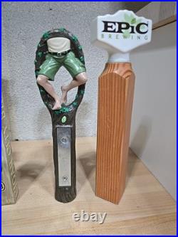 Lot Shorts Kona Duclaw Beer Tap Handles Elysian Epic Brewing Dogfish Head Cigar