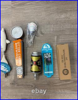 Lot of 10 Beer Tap Handles Tapper Mancave Bar Pub