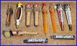 Lot of 11 Beer Tap Handle Bar Brewery Pub Man Cave Craft Beer IPA Long Trail Lot of 11 Beer Tap Handle Bar Brewery Pub Man Cave Craft Beer IPA Long Trail