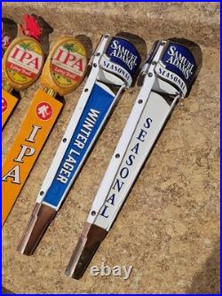 Lot of 11 Beer Tap Handle Bar Brewery Pub Man Cave Craft Beer IPA Long Trail