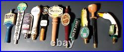 Lot of 11 Draft Beer Tap Handles Bar Decor Hoegaarden, Michelob, IPA variety +
