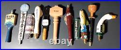 Lot of 11 Draft Beer Tap Handles Bar Decor Hoegaarden, Michelob, IPA variety +