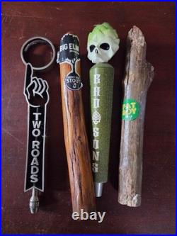Lot of 27 Beer Tap Handles Craft Breweries, Samuel Adams, Lagunitas, Bar Decor