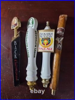 Lot of 27 Beer Tap Handles Craft Breweries, Samuel Adams, Lagunitas, Bar Decor