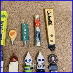 Lot of 28 Draft Beer Tap Handles Bar Decor-Great Lakes, Rhinegeist Large Variety