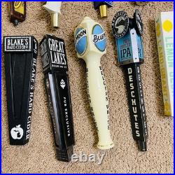 Lot of 28 Draft Beer Tap Handles Bar Decor-Great Lakes, Rhinegeist Large Variety