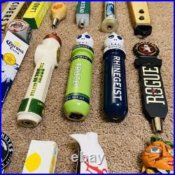 Lot of 28 Draft Beer Tap Handles Bar Decor-Great Lakes, Rhinegeist Large Variety