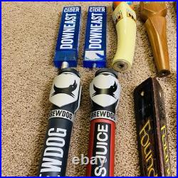 Lot of 28 Draft Beer Tap Handles Bar Decor-Great Lakes, Rhinegeist Large Variety