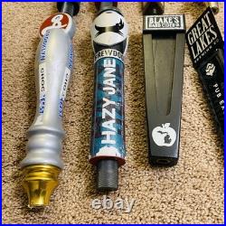 Lot of 28 Draft Beer Tap Handles Bar Decor-Great Lakes, Rhinegeist Large Variety
