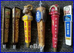 Lot of 37 Draft Beer Tap Handles Dogfish, Surly, 5 Rabbit, Deschutes, MANY MORE