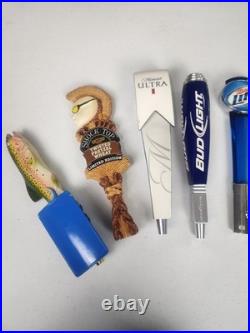 Lot of 7 Vintage Beer Tap Handles Budweiser Miller Lite Shock Top Michelob Lot of 7 Vintage Beer Tap Handles Budweiser Miller Lite Shock Top Michelob