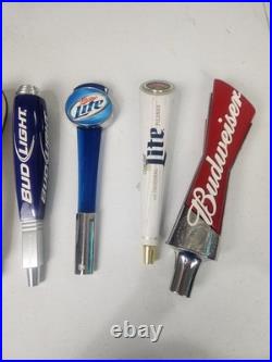 Lot of 7 Vintage Beer Tap Handles Budweiser Miller Lite Shock Top Michelob Lot of 7 Vintage Beer Tap Handles Budweiser Miller Lite Shock Top Michelob
