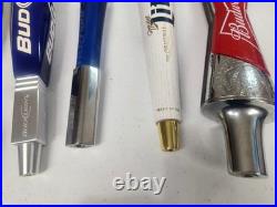 Lot of 7 Vintage Beer Tap Handles Budweiser Miller Lite Shock Top Michelob