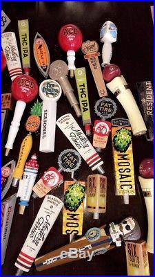 Lot of Used beer tap handles (50 Total)