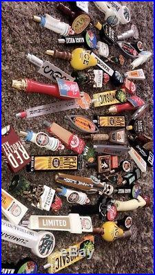 Lot of Used beer tap handles (60+) No Box