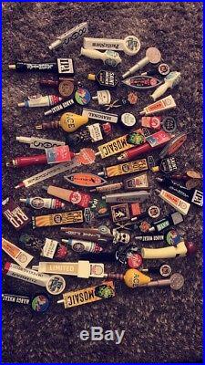 Lot of Used beer tap handles (60+) No Box