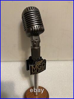 MGD MILLER GENUINE DRAFT MUSIC MICROPHONE Draft beer tap handle. USA MGD MILLER GENUINE DRAFT MUSIC MICROPHONE Draft beer tap handle. USA