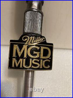 MGD MILLER GENUINE DRAFT MUSIC MICROPHONE Draft beer tap handle. USA MGD MILLER GENUINE DRAFT MUSIC MICROPHONE Draft beer tap handle. USA