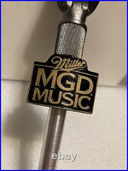 MGD MILLER GENUINE DRAFT MUSIC MICROPHONE Draft beer tap handle. USA MGD MILLER GENUINE DRAFT MUSIC MICROPHONE Draft beer tap handle. USA